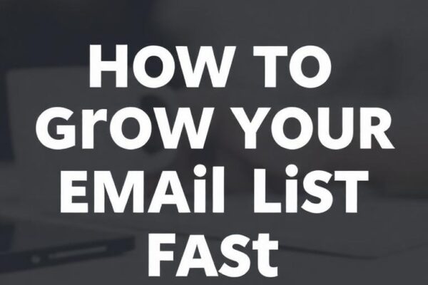 How to Grow Your Email List Fast