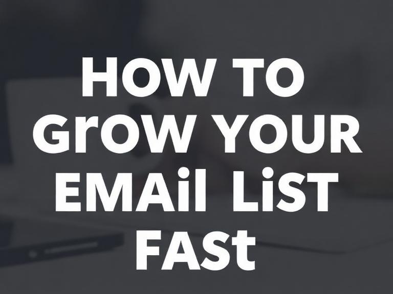 How to Grow Your Email List Fast